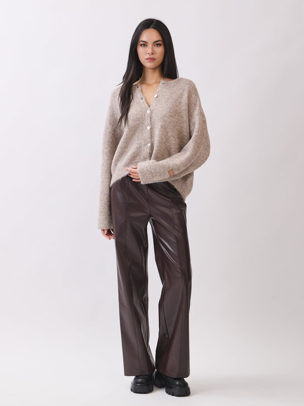 Taupe Millie Cardigan