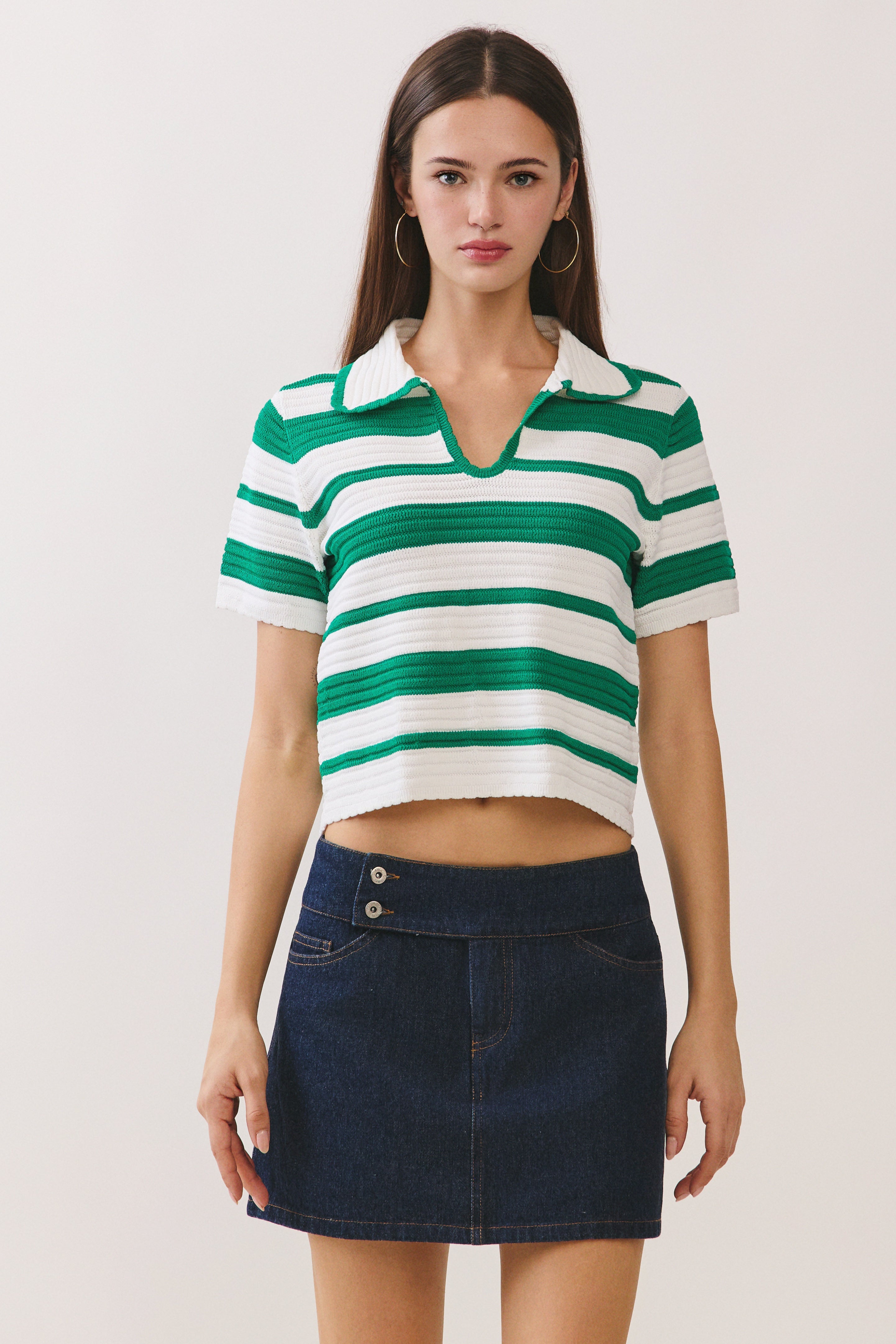 Yuri Striped Top