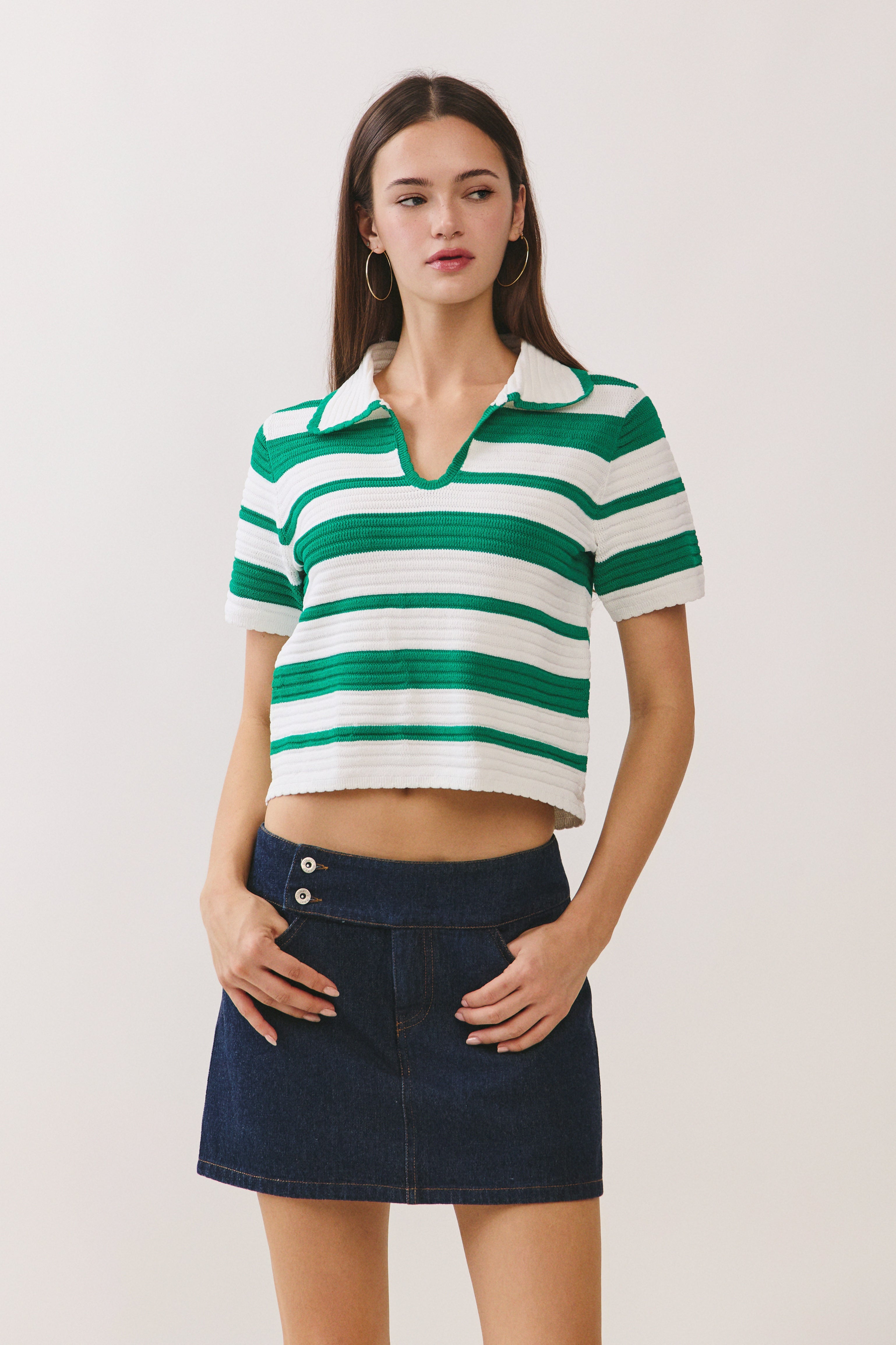 Yuri Striped Top