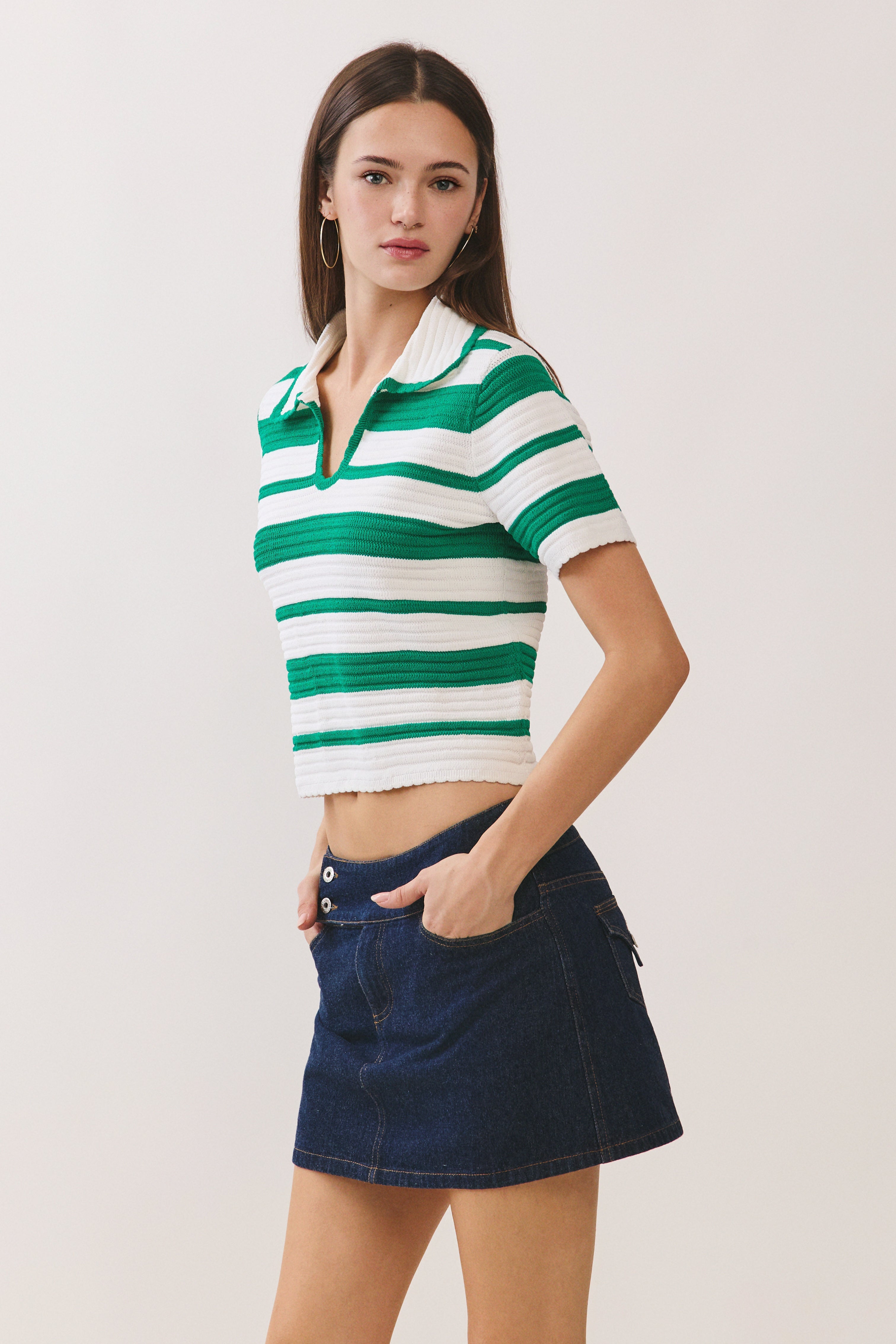 Yuri Striped Top