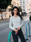 Joelle Scallop Trim Cardigan