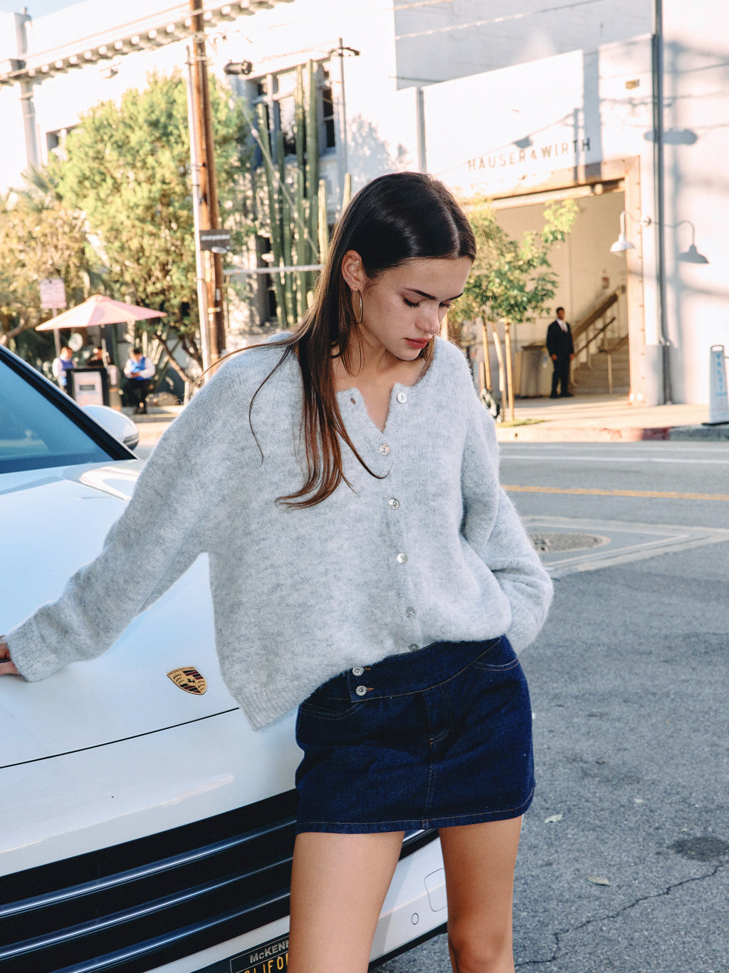 Gray Millie Cardigan